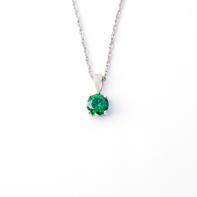 Birthstone Pendant - Lotus