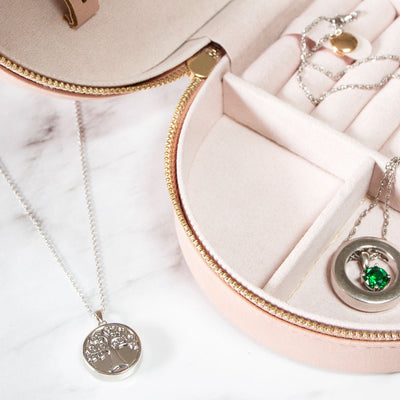 Tree of Life Cremation Pendant - Lotus